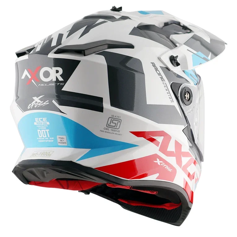 AXOR X-cross X1 Dual Visor White Red  thumbnail 6