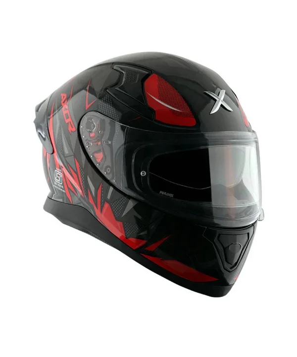 AXOR Apex Hunter D/V Helmet - Gloss Black Red thumbnail 5