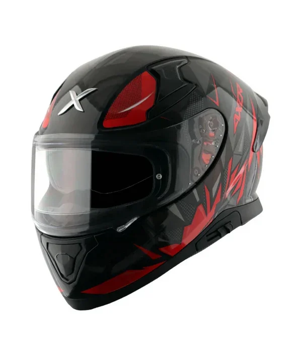 AXOR Apex Hunter D/V Helmet - Gloss Black Red